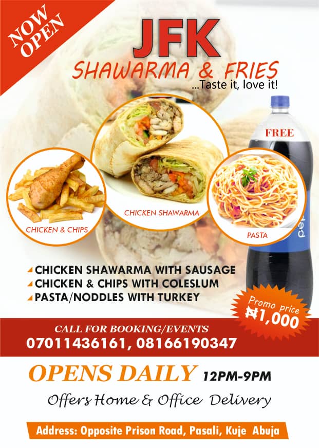 JKF SHAWARMA & FRIES provider