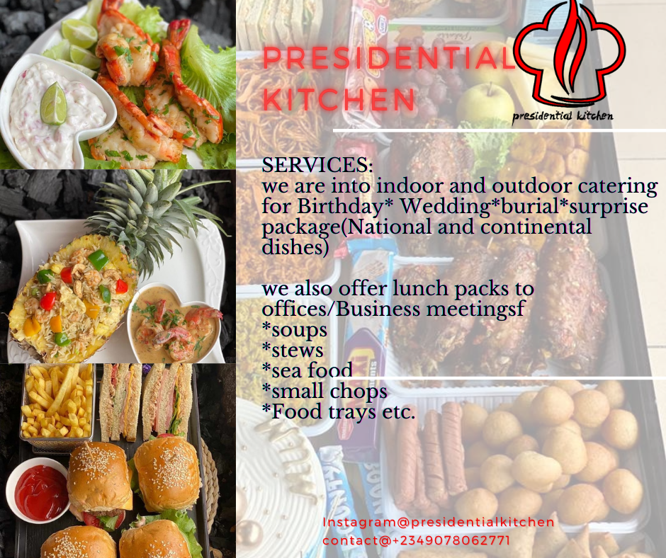 Presidential kitchen provider