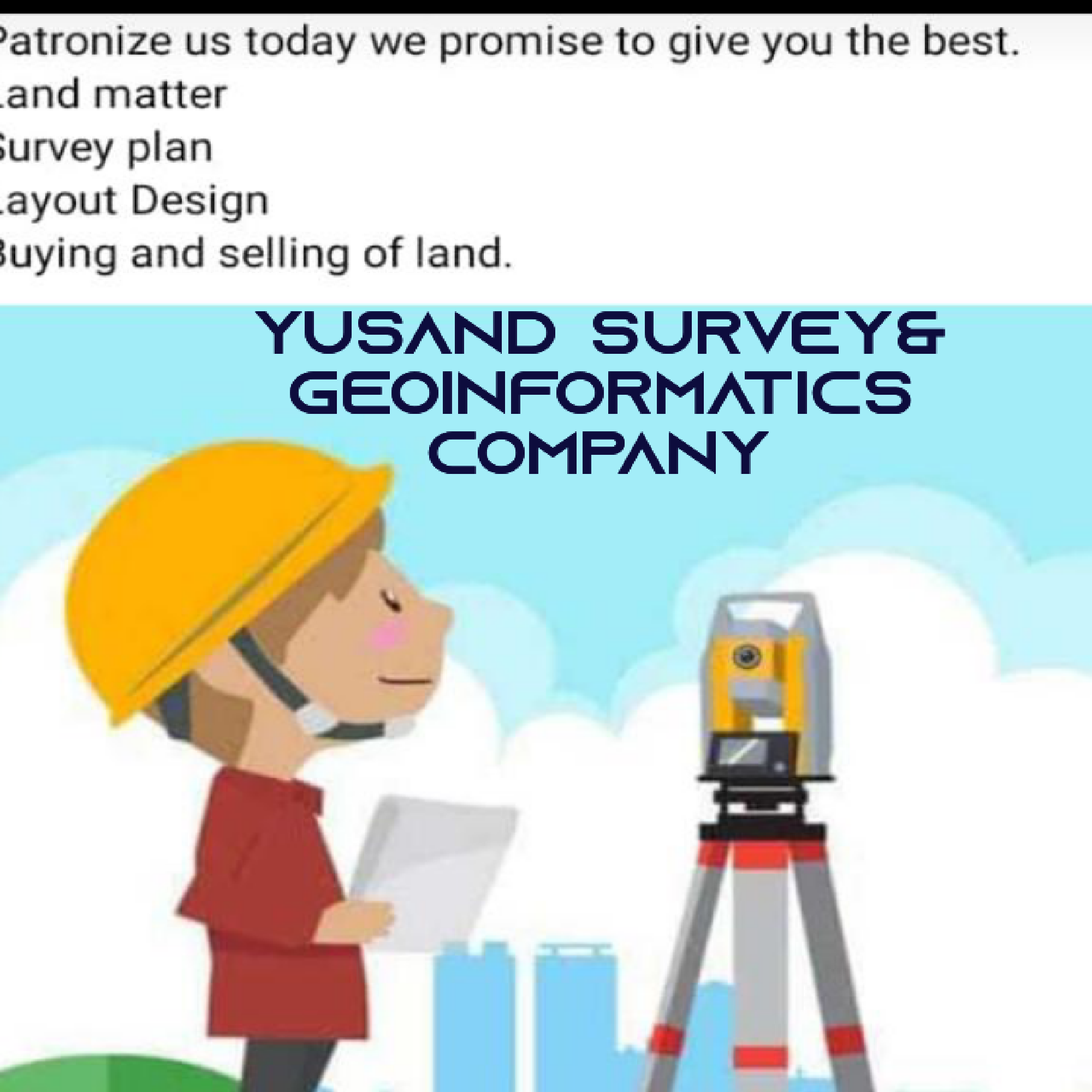 YUSAND SURVEY & GEOINFORMATICS COMPANY anyservice service provider