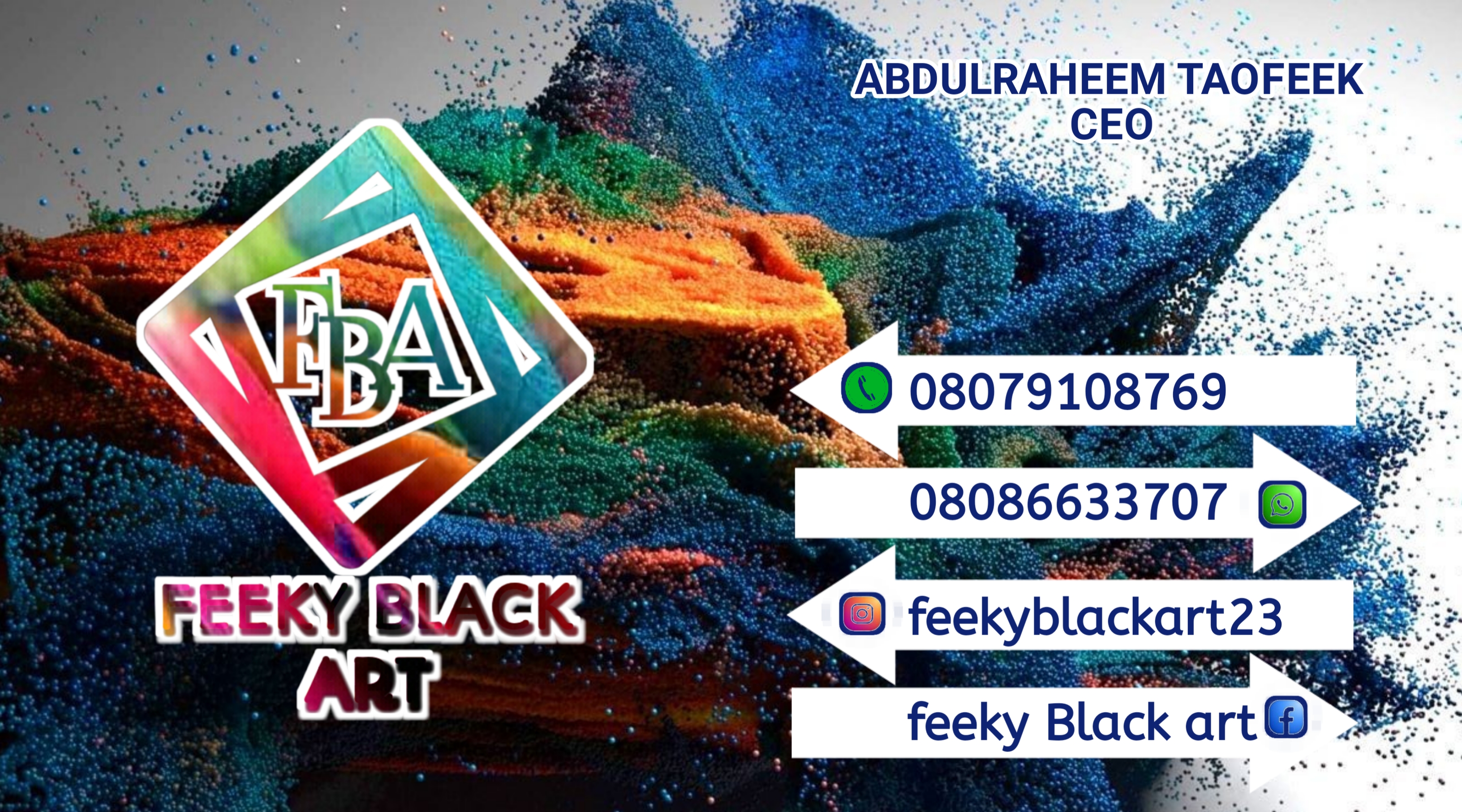 Feeky black art anyservice service provider