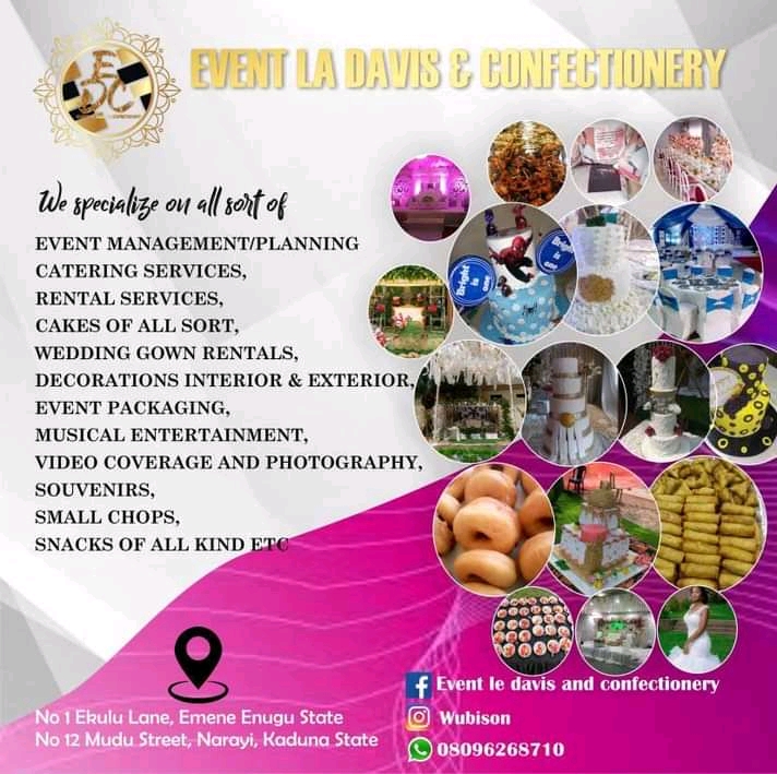 Davis Events and confectionery provider
