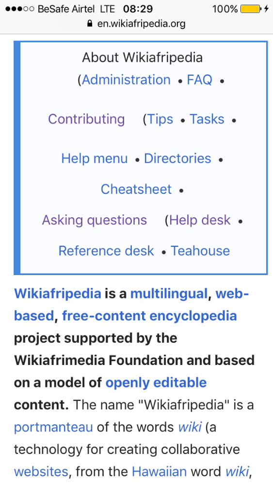 Wikiafripedia