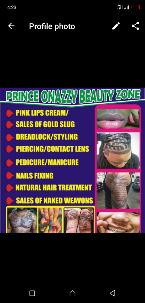 PRINCE ONAZZY BEAUTY ZONE