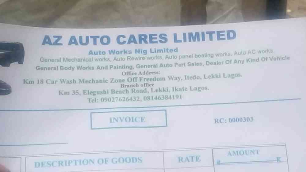 AZ AUTO CARES LIMITED