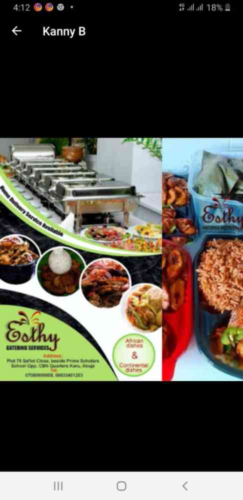 Esthy catering services