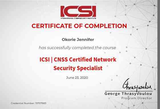 Network Security specialist
