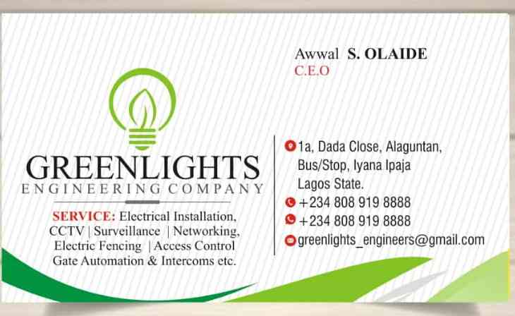 Greenlights engineering company
