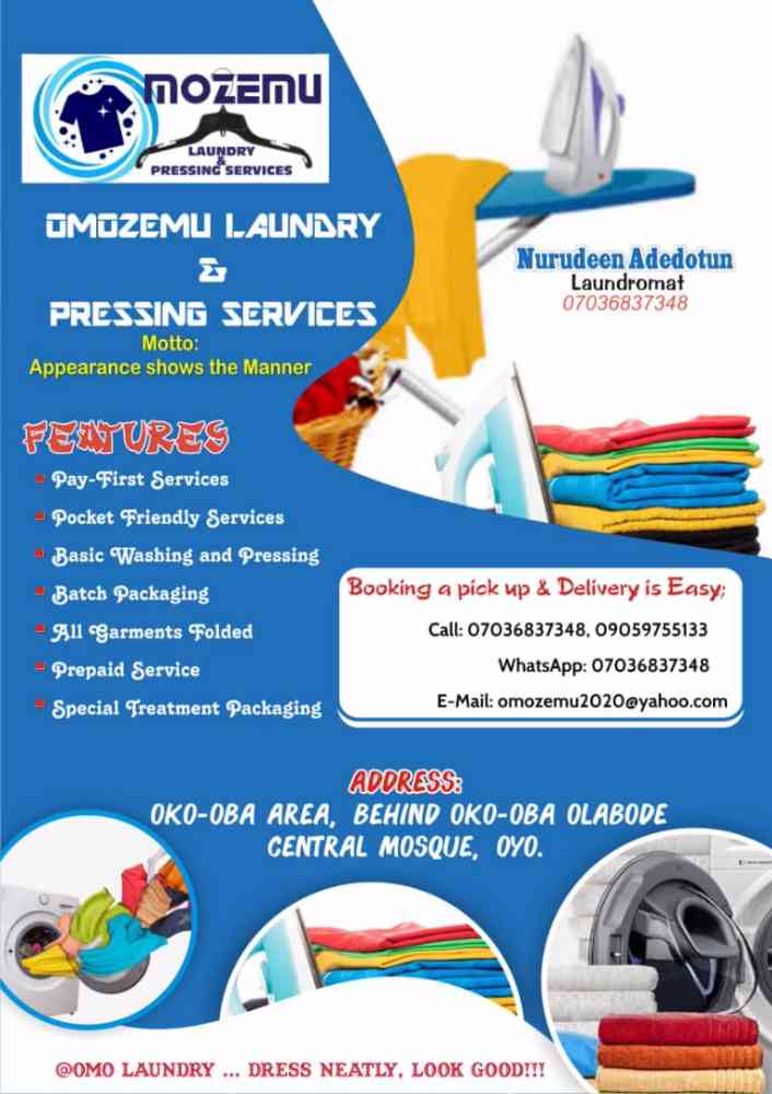 Omozemu Laundry and Pressing Services