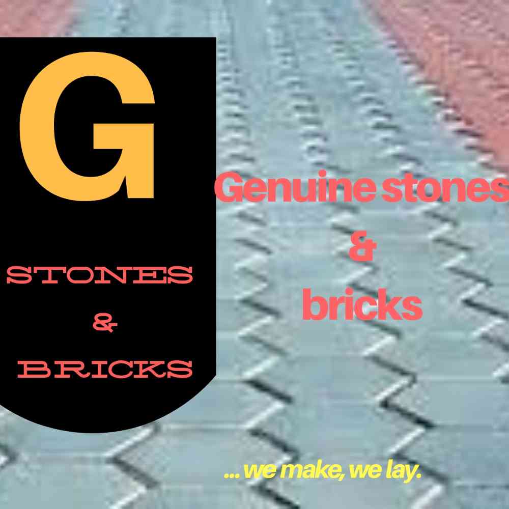 Genuine stones and bricks