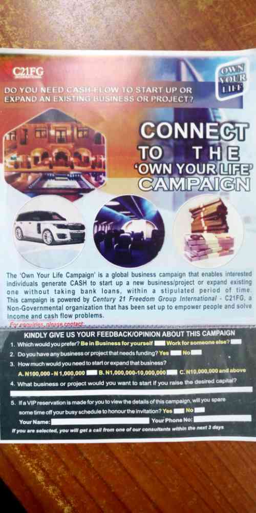 Own your life campaign consultant