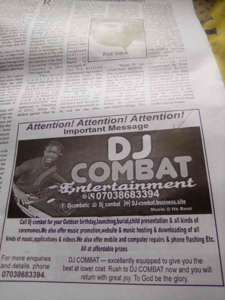 Dj Combat International Entertainment