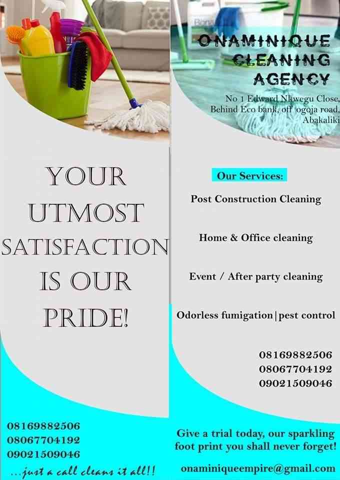 ONAMINIQUE CLEANING AGENCY