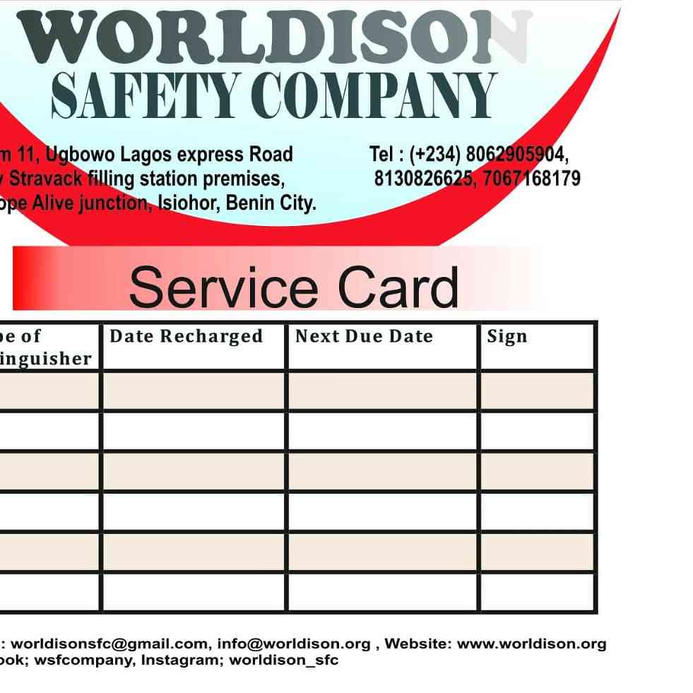 WORLDISON SAFETY COMPANY