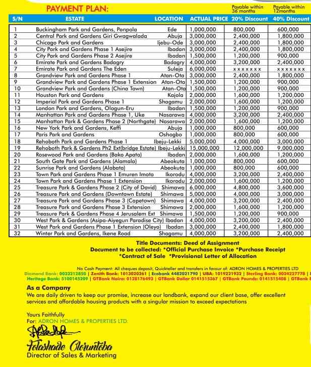 Adron Homes and Properties Limited picture