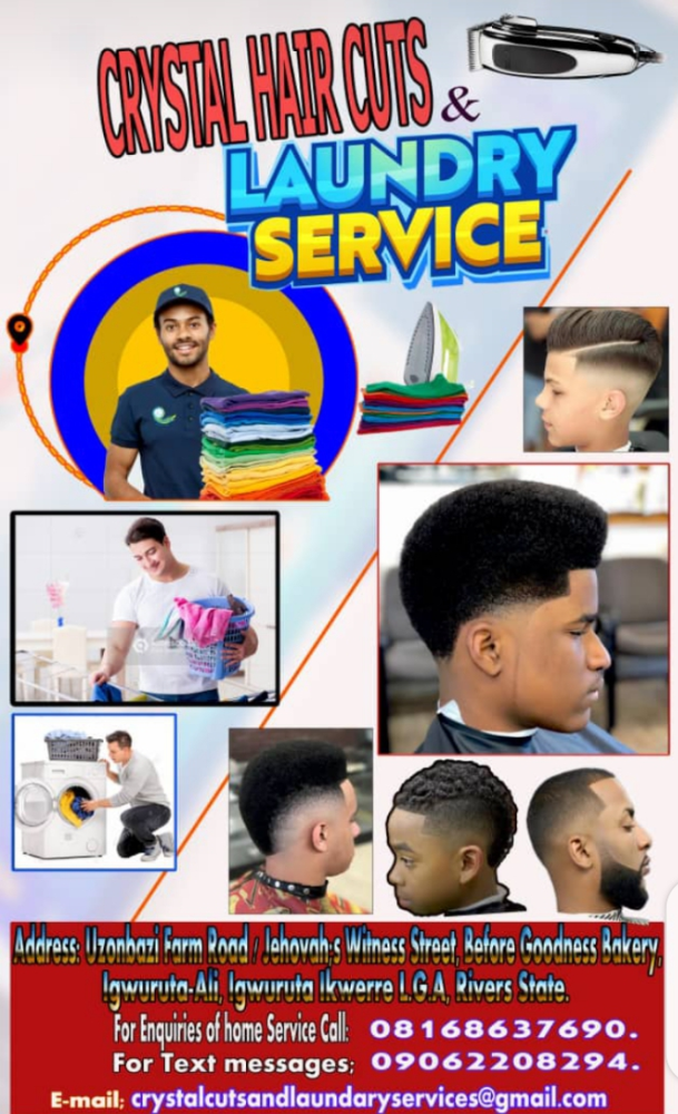 Crystal Hair Cuts and Laundry Services