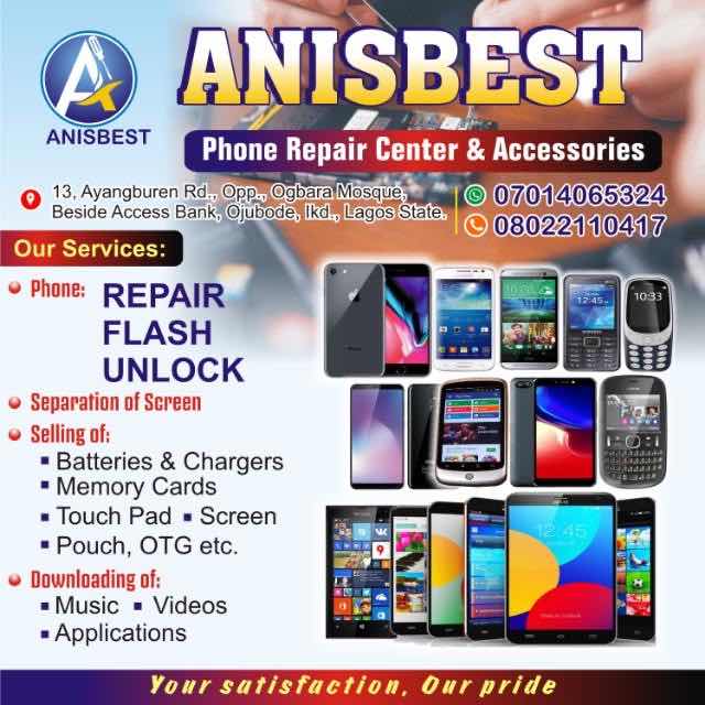 Anisbest Phone Repair Centre and accessories