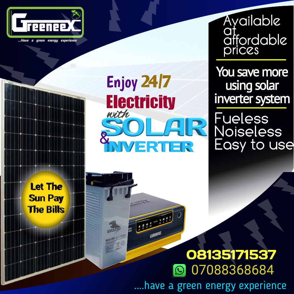 Solar and inverter installation