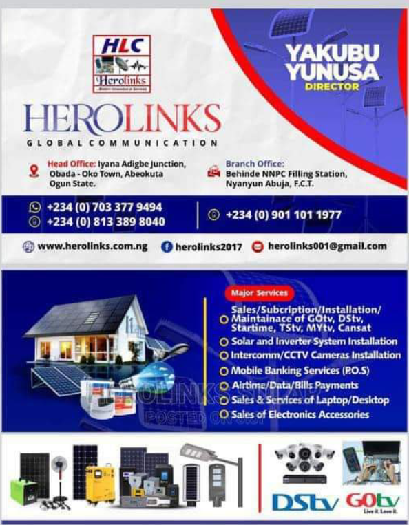 DSTVAndGOTV INSTALLER ABEOKUTA