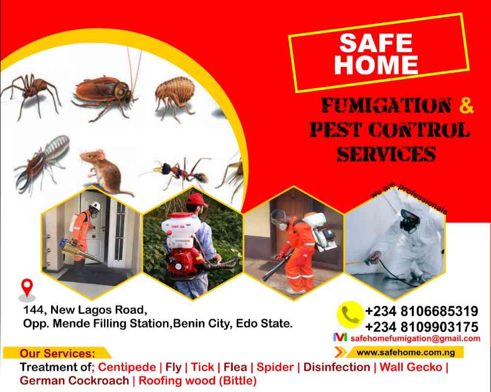 Safe Home Pest Control and funmigation Services