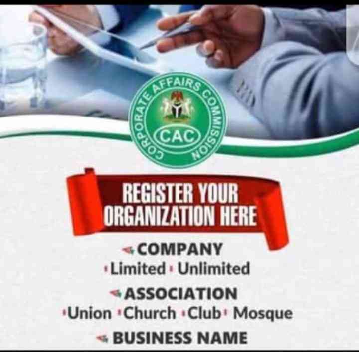 Register your Business Company NGO Church Mosque Club and Association etc,