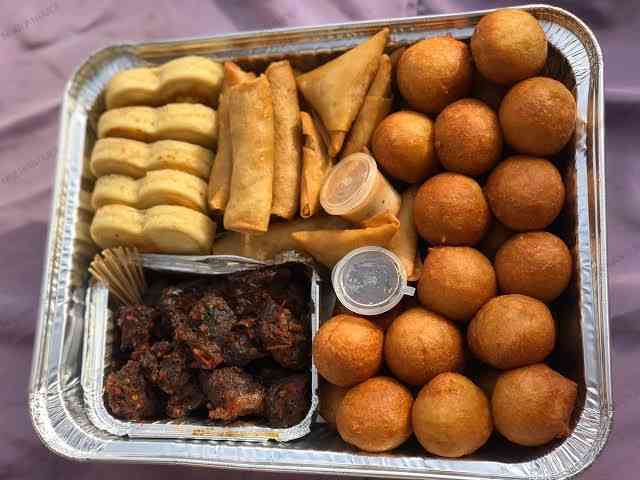 SMALL CHOPS IN OJO. LAGOS. DPQENTWORLD 08034809897