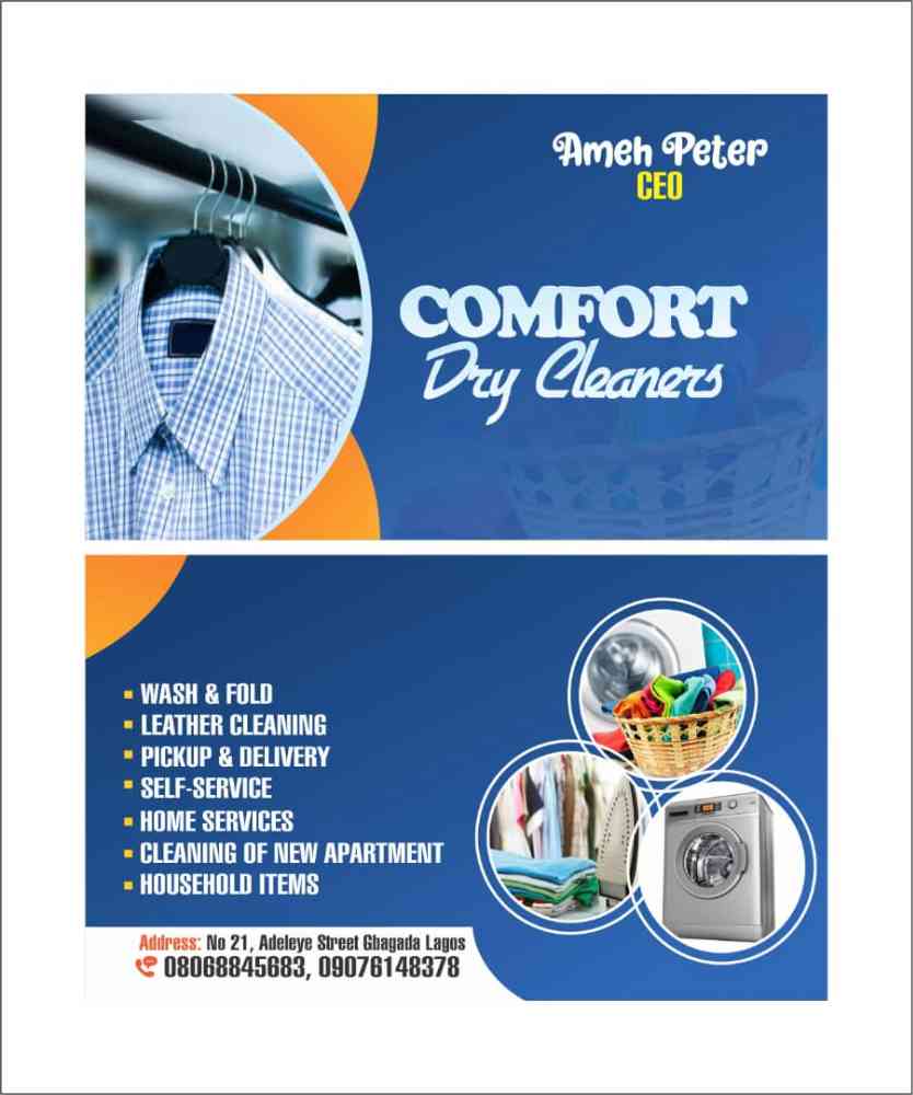 Comfort dry cleaning services