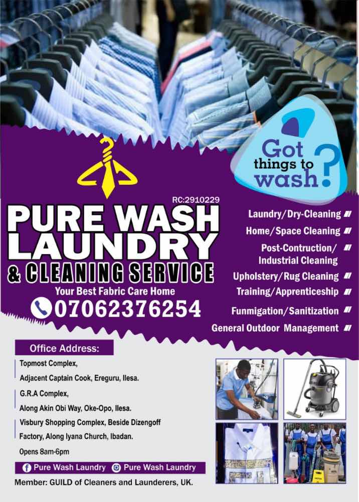 PUREWASH LAUNDRY & CLEANING SERVICE