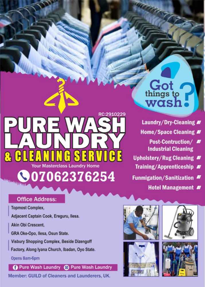 PUREWASH LAUNDRY & CLEANING SERVICE