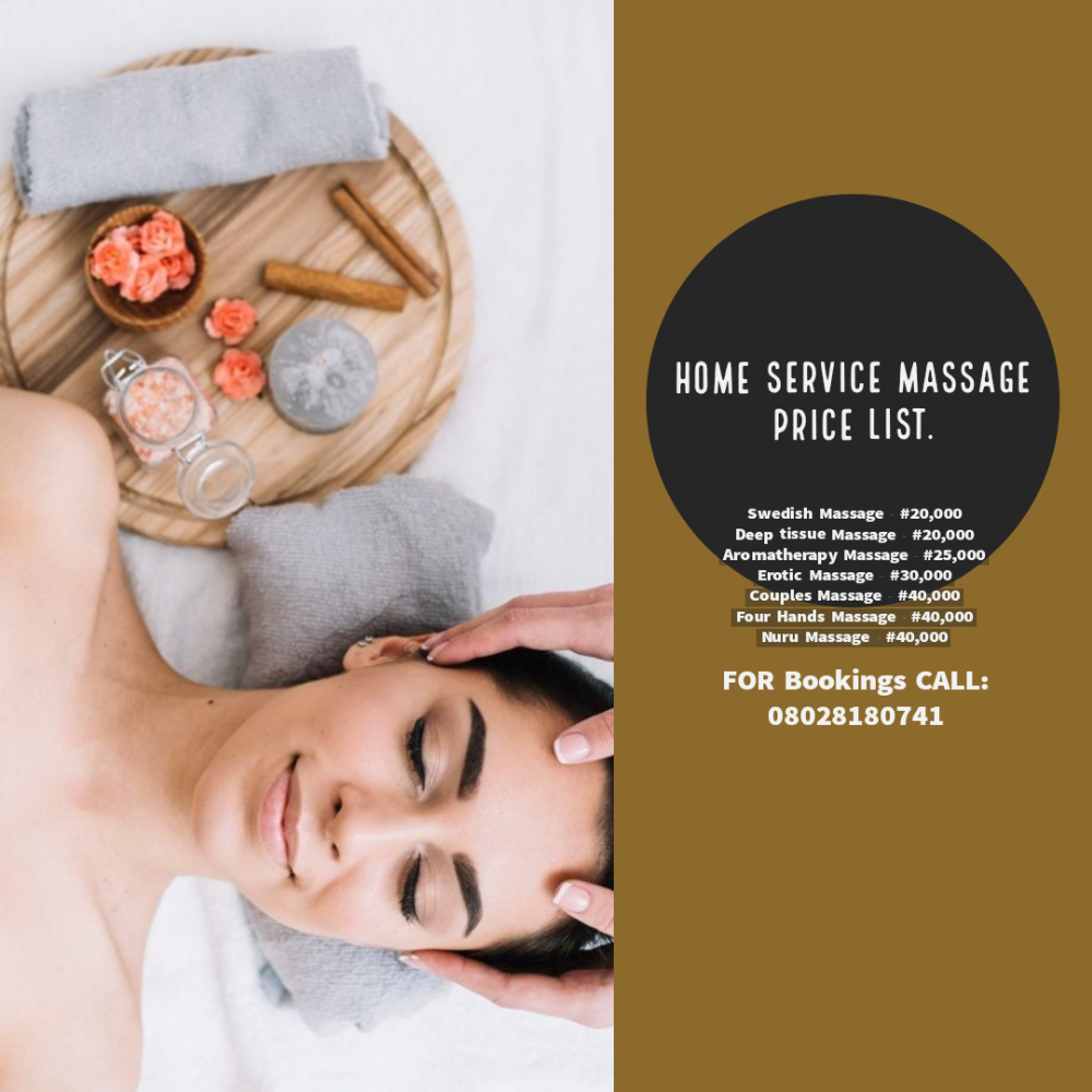 Massage Spa Lekki, Ajah, Ikoyi, Victoria Island Lagos.