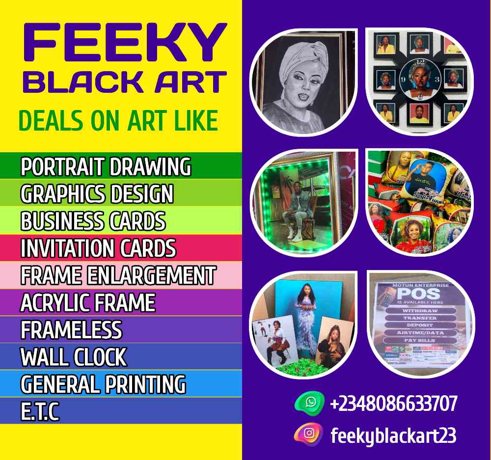 Feeky black art picture