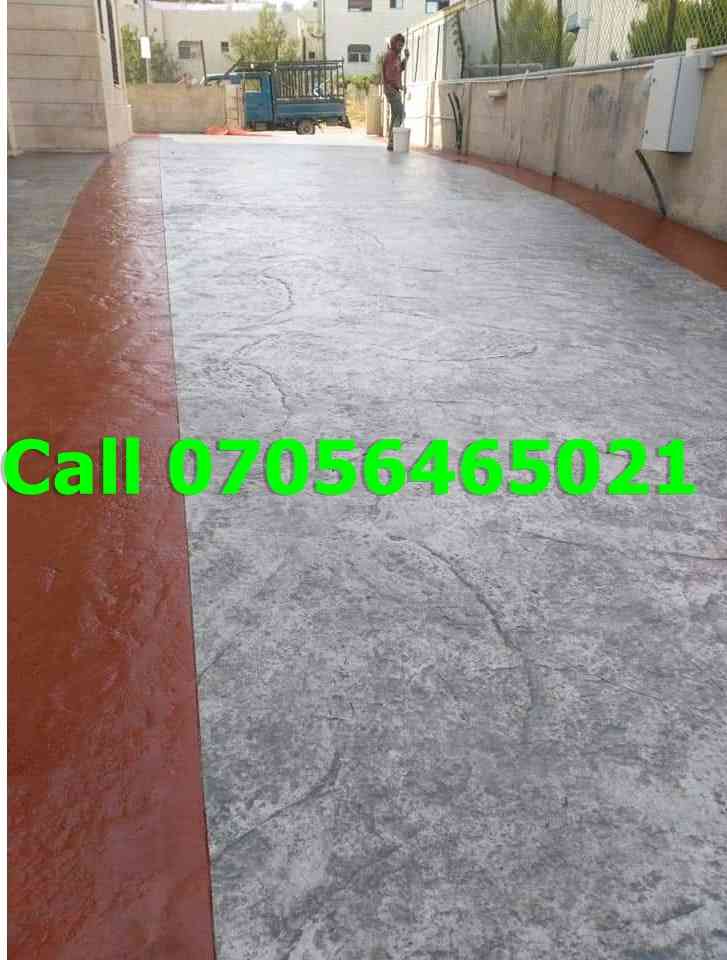 stamp concrete floor