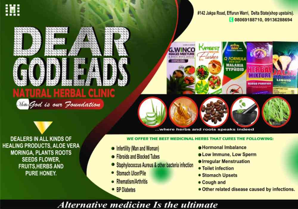 Dear GodLeads Natural Health Clinic