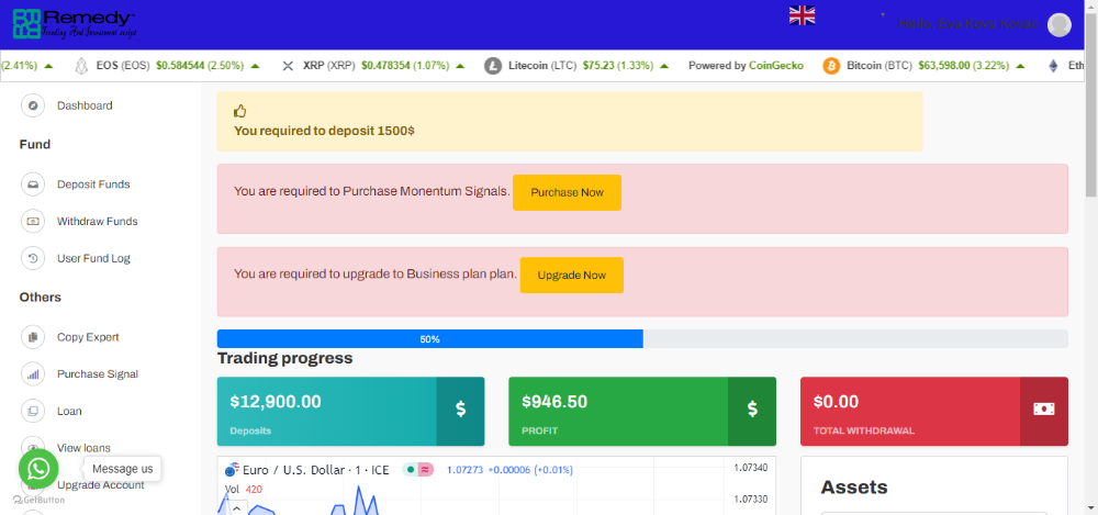 Copy Expert Trader Broker PHP Script with Loan Application & Withdrawal Code picture