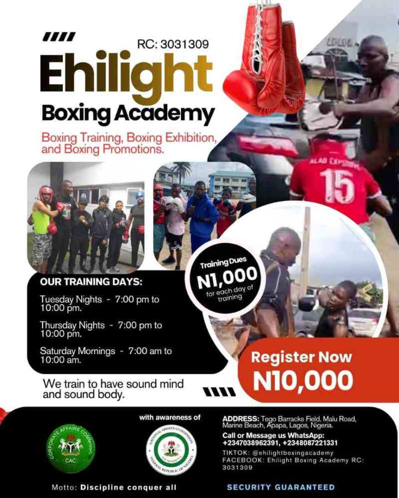 Ehilight boxing Academy RC: 3031309. picture