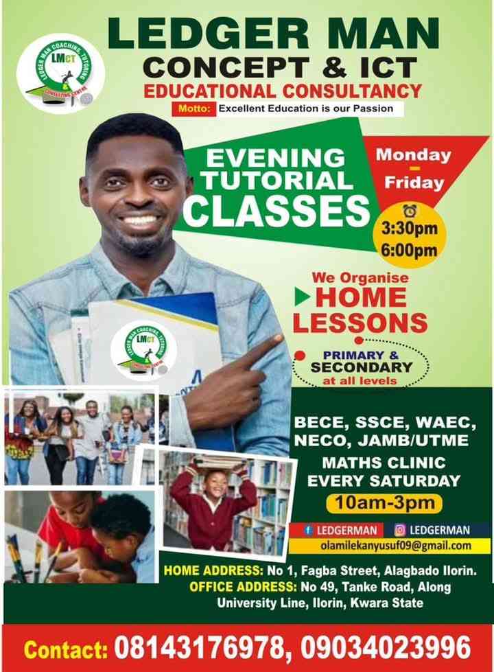 LEDGER MAN COACHING TUTORING CONSULTING CENTRE