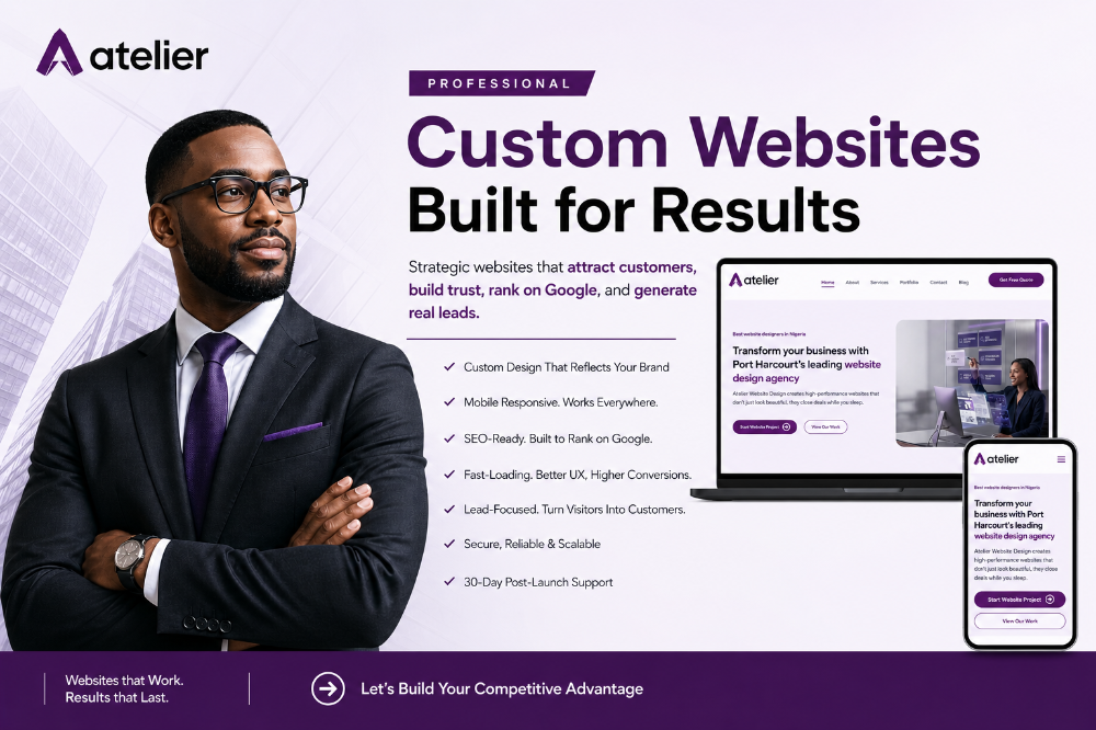 Atelier Website Design picture
