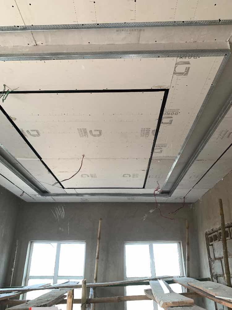 AB gypsum installation