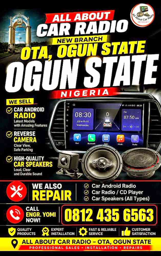 All About Car Radio Ogun State