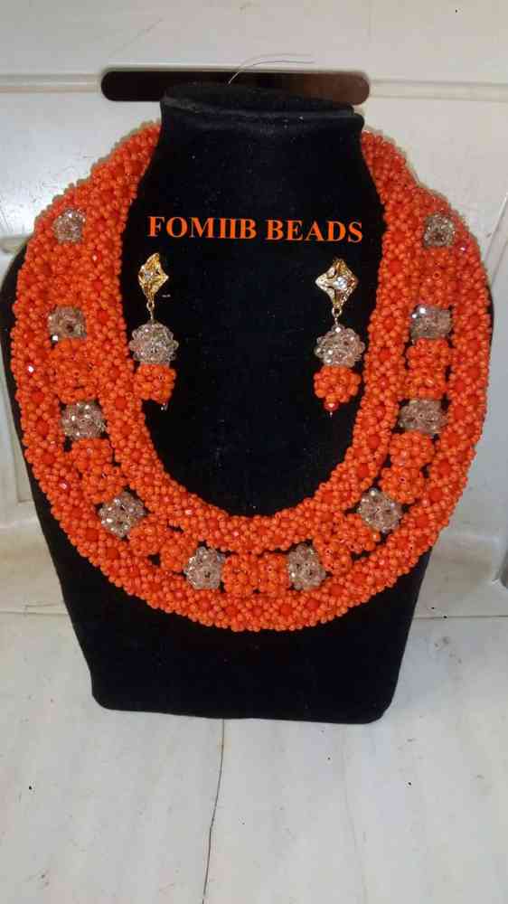 Fomiib beads and gele picture