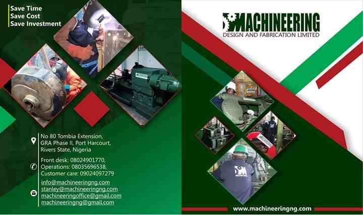 Machineering design and fabrication limited
