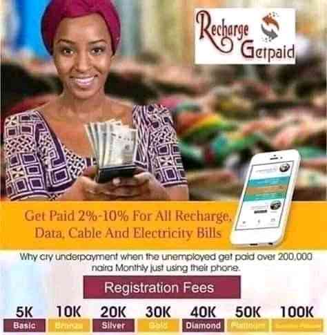 Recharge and get paid