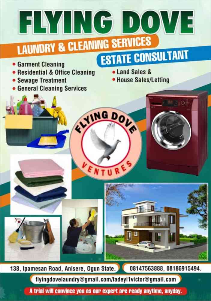 Flying dove laundry and cleaning service