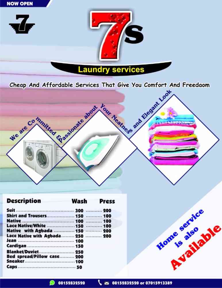7s laundry Services