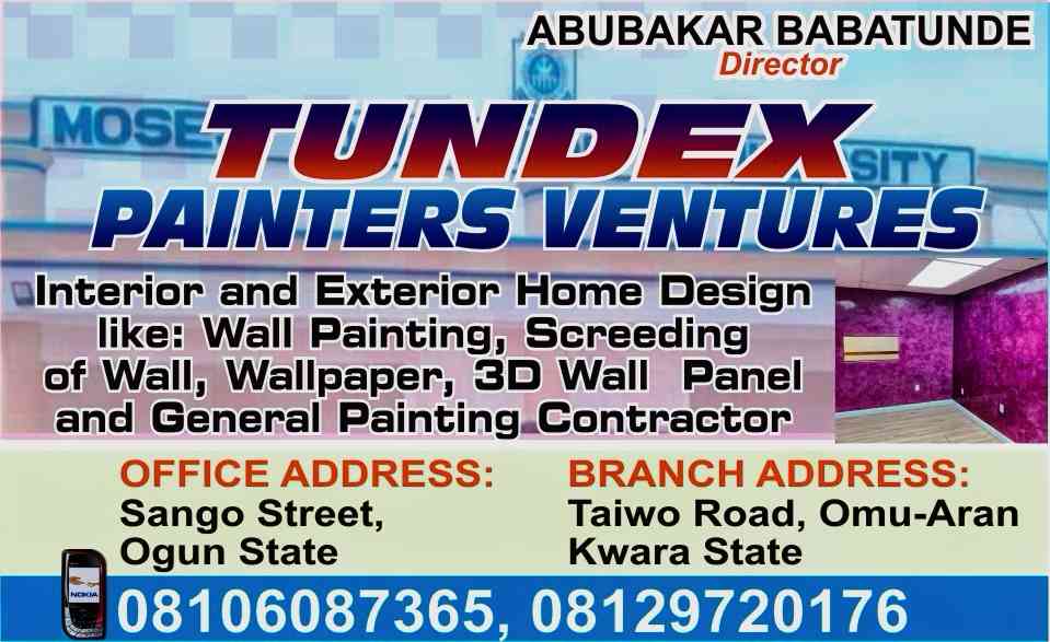 Tundex painters ventures