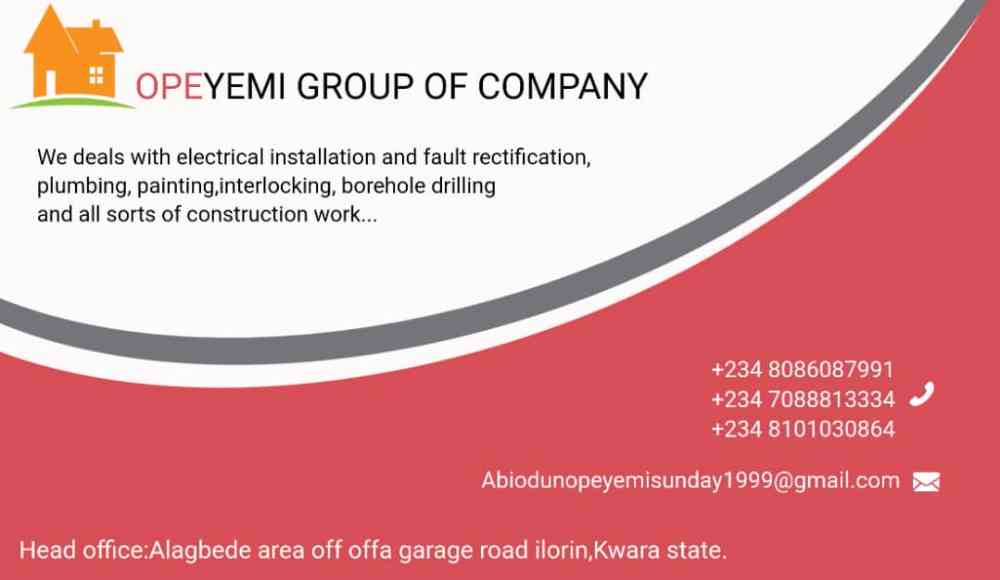 Opeyemi group of company picture