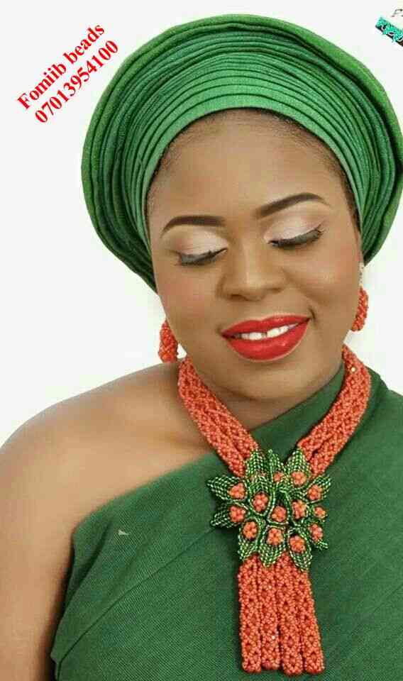 Fomiib beads and gele