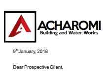 Acharomi plumbing solution