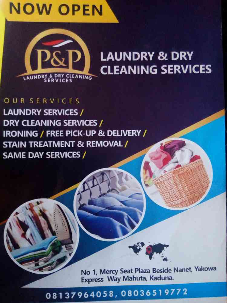 P & P Laundry and  dry cleaning services