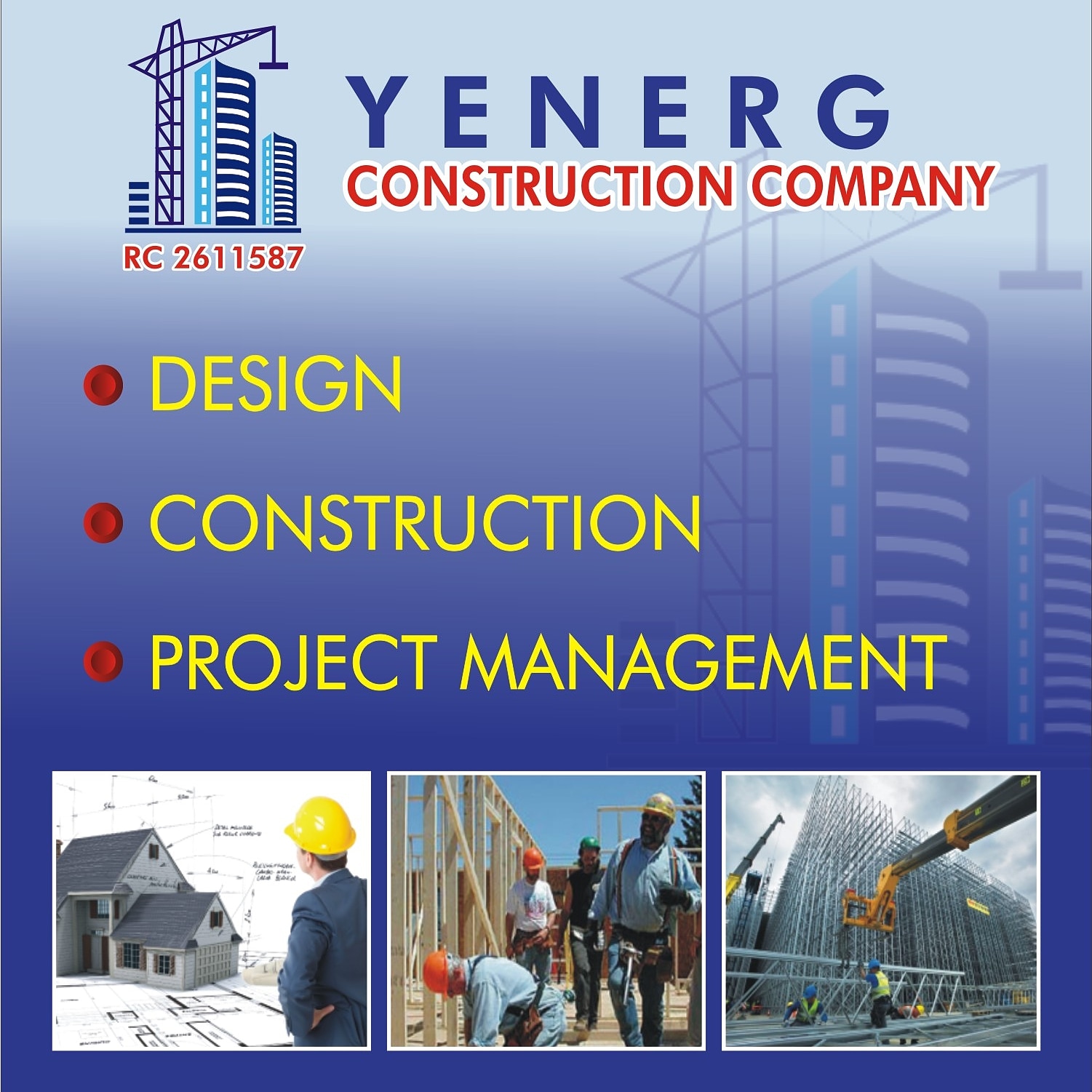 YENERG CONSTRUCTION COMPANY