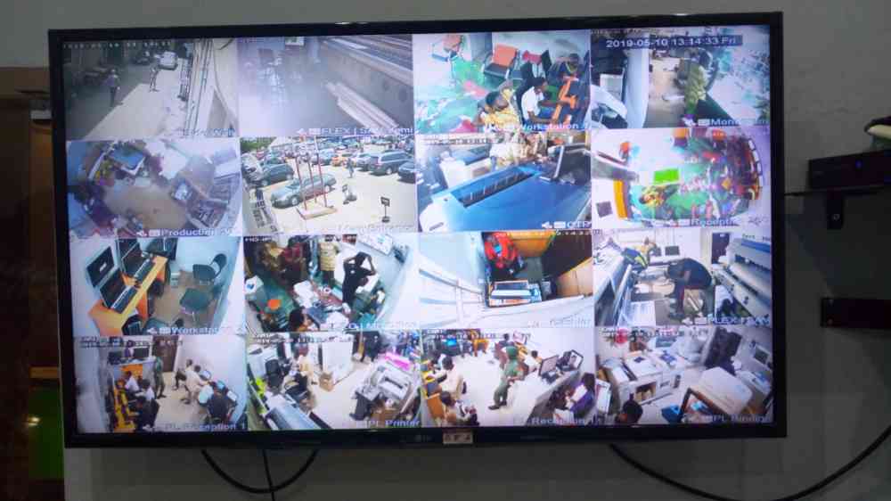 Installation of CCTV system